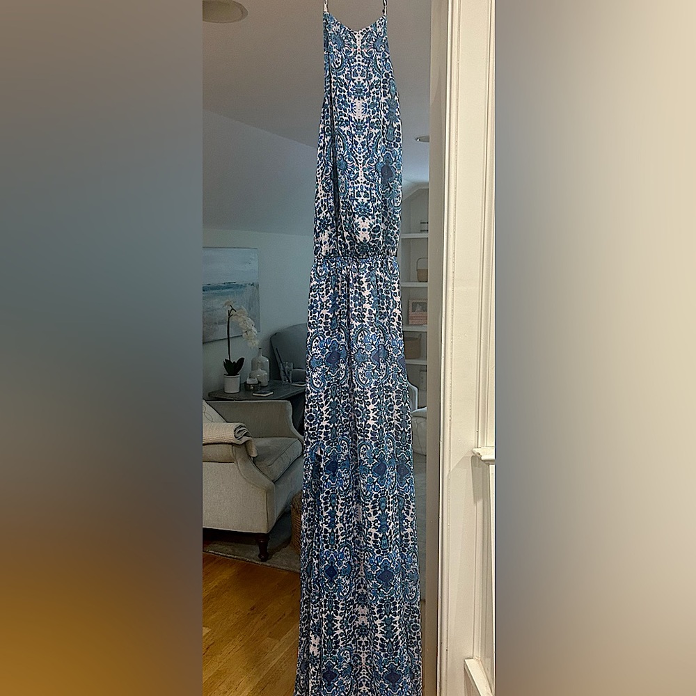 Show Me Your MuMu Blue Maxi Dress